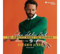 Benjamin Alard – The Complete Works for Keyboard V.9 ("the Happy Years", Köthen 1717-1723) – CD