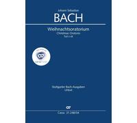 Johann Sebastia Weihnachtsoratorium (Klavierauszug deutsch): Kanta (Tapa blanda)