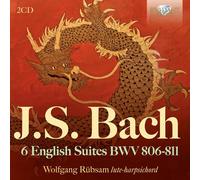 Johann Sebastian Ba J.S. Bach: 6 English Suites BWV 806-8 (CD) (Importación USA)