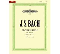 Johann sebastian bach : 6 suites bwv 1007-1012 - cello - violoncelle (Edition Peters)