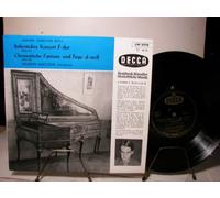 Johann Sebastian Bach - BACH - ITALIENISCHES KONZERT F-DUR BWV971 / CHROMATISCHE FANTASIE UND FUGE D-MOLL BWV903 - 10" - DECCA TRUE HIGH FIDELITY - VINYL