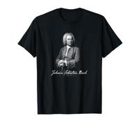 Johann Sebastian Bach Compositor clásico Retrato Camiseta