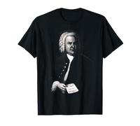 Johann Sebastian Bach Compositor Músico Retro Camiseta