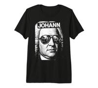 Johann Sebastian Bach Divertido Compositor Retro Pop Art Música Camiseta Premium