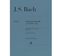 Johann Sebastian Bach: Englische Suite 3 BWV 808 - Piano Sheet Music - Henle Verlag (HN 1733)
