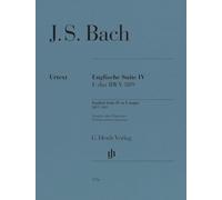 Johann Sebastian Bach: Englische Suite 4 BWV 809 - Piano Sheet Music - Henle Verlag (HN 1734)