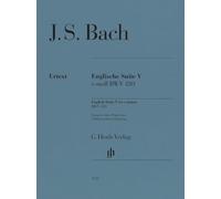 Johann Sebastian Bach: Englische Suite 5 BWV 810 - Piano Sheet Music - Henle Verlag (HN 1735)