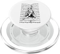 Johann Sebastian Bach Funny Composer Partitura Músico PopSockets PopGrip para MagSafe