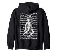 Johann Sebastian Bach Funny Composer Partitura Músico Sudadera con Capucha