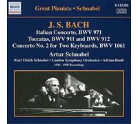 Johann Sebastian Bach Great Pianists (Schnabel) (CD) Album (Importación USA)
