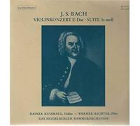 Johann Sebastian Bach - Johann Sebastian Bach , Rainer Kussmaul , Werner Richter , Heidelberger Kammerorchester - Violinkonzert E-Dur - Suite H-Moll - Sastruphon - SM 007 010
