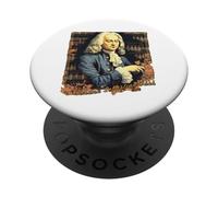 Johann Sebastian Bach Maestro de música clásica PopSockets PopGrip Adhesivo
