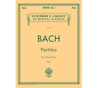 Johann sebastian bach: partitas book 1 piano: Piano Solo