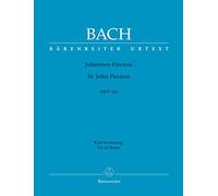 Johann sebastian bach - st john passion bwv 245 - satb + piano