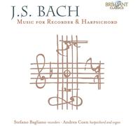 J.S. Bach: Music For Recorder & Harpsichord [CD de audio] Varios