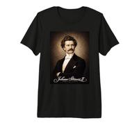 Johann Strauss Compositor Pianista Camiseta Premium