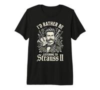 Johann Strauss Compositor Pianista Camiseta Premium
