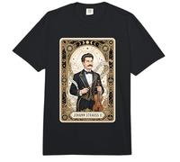 Johann Strauss Tarot Compositor Pianista Comfort Colors Adult Heavyweight T-Shirt