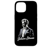 Johann Strauss Wiener Walzer Música Rey del vals Opereta Opereta Carcasa para iPhone 15