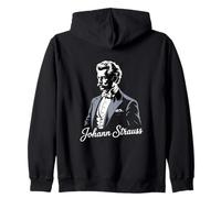 Johann Strauss Wiener Walzer Música Rey del vals Opereta Opereta Sudadera con Capucha