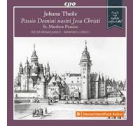 Johann Theile Johann Theile: Passio Domini Nostri Jesu Ch (CD) (Importación USA)