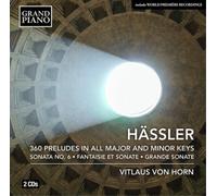 Johann Wilhelm Hässler: 360 Preludes in All Major and Mi (CD) (Importación USA)