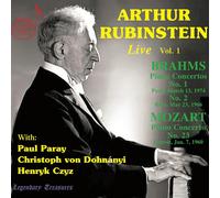 Johannes Brahms Arthur Rubinstein: Live - Volume 1 (CD) Album (Importación USA)