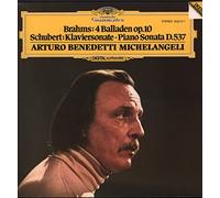 Johannes Brahms - Balladen Op.10 - Klaviersonate A-Moll D. 357 - Arturo Benedetti Michelangeli - Johannes Brahms - Franz Schubert LP