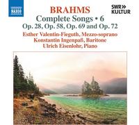 Johannes Brahms Brahms: Complete Songs: Op. 28, Op. 58, O (CD) (Importación USA)