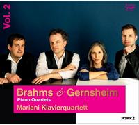Johannes Brahms Brahms & Gernshiem: Piano Quartets (CD) Album (Importación USA)