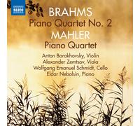 Johannes Brahms Brahms: Piano Quartet No. 2/Mahler: Piano (CD) (Importación USA)