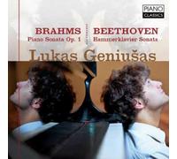 Brahms y Beethoven – Sonatas para piano Op. 1 / Hammerklavier – CD – Importación USA