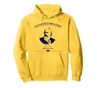 Johannes Brahms Compositor alemán Música clásica Sudadera con Capucha