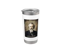 Johannes Brahms Compositor Vaso térmico de acero inoxidable de doble pared