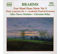 Johannes Brahms Four Hand Piano Music No. 9 (Matthies, Ko (CD) (Importación USA)