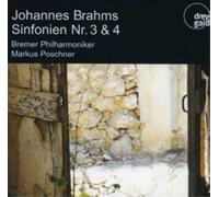 Johannes Brahms Johannes Brahms: Sinfonien Nr. 3 and 4 (CD) (Importación USA)