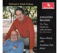 Johannes Brahms Johannes Brahms: The Three Sonatas for Vi (CD) (Importación USA)