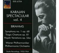 JOHANNES BRAHMS Karajan Spectacular 4 (CD) (Importación USA)