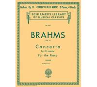 Johannes brahms: piano concerto no.1 in d minor op. 15 (2-piano score)