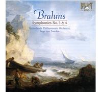 JOHANNES BRAHMS Symphonies 3 & 4 (CD) (Importación USA)