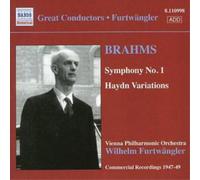 Johannes Brahms Symphony No. 1, Haydn Variations (Furtwan (CD) (Importación USA)
