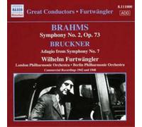 Johannes Brahms Symphony No. 2/adagio from Symphony No. 7 (CD) (Importación USA)