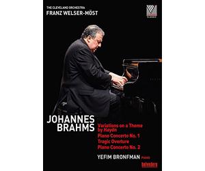 Johannes Brahms: Variations on a Theme by Haydn; Piano Concerto No. 1; Tragic Overture; Piano Concerto No. 2 [Yefim Bronfman] [Belvedere: BVE08012] [Blu-ray]