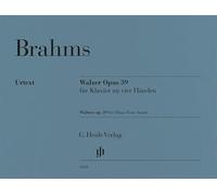 Johannes Brahms: Walzer Op. 39 - Piano Duet (4 Hands) Score - Henle Verlag (HN 1638)