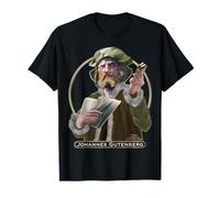 Johannes Gutenberg, Inventor alemán de Tipo móvil Camiseta