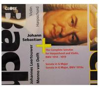 Johannes Leertouwer - Johannes Leertouwer & Menno van Delft: Johann Sebastian Bach: The Complete Sonatas for Harpsichord and Violion [2CD]