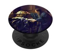 Johannes Vermeer - Arte para Artistas - El astrónomo PopSockets PopGrip Adhesivo