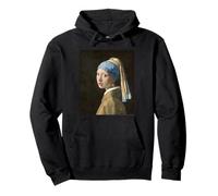 Johannes Vermeer Girl with a Pearl Earring Sudadera con Capucha