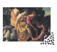 Johannes Vermeer Imposible Puzzle Museo, Rompecabezas Pinturaarte para Adultos Y Adolescente, Obra De Arte De Puzzles Juego De, Rompecabezas Arte De Madera 1000 Piezas