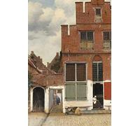 Johannes Vermeer Journal #5: Cool Artist Gifts - View of Houses in Delft, Known As "The Little Street" Vermeer Van Delft Notebook Journal To Write In 6x9" 150 Lined Pages